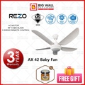 Rezo AX Kipas Angin – 42”/56” – Putih