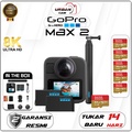GoPro MAX2 360 Action Camera - Kamera Aksi 360 Derajat dengan HyperSmooth