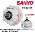 Girbox Mesin Cuci Sanyo/Sanlux SW-910XT 2 Tabung Putih