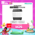 Hisense เครื่องซักผ้าฝาบนสองถัง รุ่น WSRB1201W ความจุ 12 กก.