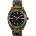 ニクソン NIXON TIME TELLER ACETATE クオーツ腕時計 38mm 黒文字盤 トータス/ゴールドベルト A327-718-00