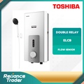 Toshiba DSK38S5MW Instant Electric Water Heater - 3800W, Putih, Dual Heating Element, 5 Mod Pengairan