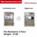 Peti Besi UCHIDA UBH-57VCD Fire Resistant Safe Box (Dial Lock) 57kg - Keselamatan Rumah dan Pejabat