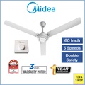 Midea MFC-60A23-WT Kipas Siling 60”