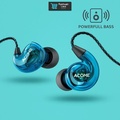 ACOME ACE01 Headset 3D Subwoofer Powerfull Bass Hitam Transparan