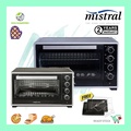 Mistral MO60RCL Oven Elektrik 60L, Perak + Hitam