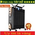 Máy Sưởi Dầu Saiko CDN-RY2000-13AT 13 Thanh, Đen, Có Khung Phơi Quần Áo
