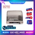 Máy Sấy Bát Natoshi DS-46, Dung Tích 46L, Màu Đen, Có Chức Năng Diệt Khuẩn UV