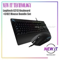 คีย์บอร์ดเกมมิ่ง Logitech G213 Prodigy RGB ขนาดเต็ม พร้อมพื้นผิวปุ่มสีดำ