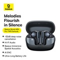 Baseus Bowie M2+ Earphone Nirkabel Bluetooth TWS ANC