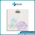 Cân sức khỏe điện tử Laica PS1052W, mặt kính cường lực, màn hình LCD lớn, màu trắng