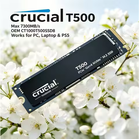 美光 Crucial T500 M.2 NVMe PCIe Gen4 SSD 1TB 2TB 4TB 固態硬碟