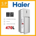 Haier HRF-IV498H Peti Sejuk 2 Pintu Kapasiti 470L Warna Silver