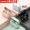 Amino Mini Keyboard Nirkabel Bluetooth Slim untuk Android iOS