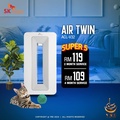 Penapis Udara SK Magic TWIN ACL-V32 - Purifikasi Udara 105.6m² dengan Sistem Penapisan 5 Tahap dan Ionizer