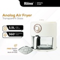 Riino GY2202 Rapid Glass AI Air Fryer Oven 5.5L - Beige