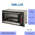 Milux MOT-DS80 Ketuhar Elektrik 80L Stainless Steel