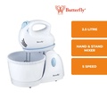 Butterfly BM-4321 Stand Mixer 4.5L Merah - Pencampur Multifungsi dengan 5 Tetapan Kelajuan