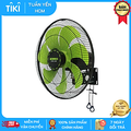 Quạt Treo Tường Senko TC1622 - 7 Cánh, Đen Cam, Công Suất 65W