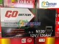 Aki Basah Go Battery N120 12V 120Ah untuk Kendaraan Berat