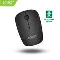 Mouse Wireless ROBOT M220 Optical 1600DPI - Hijau