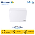 AQUA Chest Freezer AQF-320EC - Penyimpanan Daging dan Makanan Beku Berkapasitas 320L