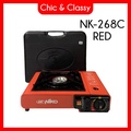 Kompor Portable Niko NK-268C - Merah / Tosca / Ungu / Hitam untuk Outdoor, Camping, Piknik