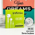 Infinix MH150 Earphone In-Ear Putih ExtraBass dengan Mikrofon