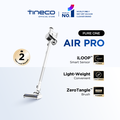 Tineco Pure One Air Pro Smart Cordless Stick Vacuum Cleaner | 1.07kg Ultra-lightweight | HEPA Filtration