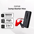 70mai Jump Starter Max 18000mAh พกพา จั้มสตาร์ทรถยนต์