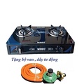 Bếp Gas Đôi WINDO 719GL - Mặt Kính Sen Đồng, Dễ Vệ Sinh, Bảo Hành Toàn Quốc