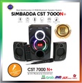 Speaker Bluetooth Simbadda CST7000N+ Hitam dengan Subwoofer 4mm dan Satellite 3mm