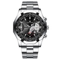 FNGEEN Luxury Jam Tangan Pria Analog Quartz Waterproof Stainless Steel