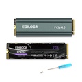 Ediloca EN760 SSD ヒートシンク付き 1TB PCIe Gen4 NVMe M.2 2280 最大5000MB/s