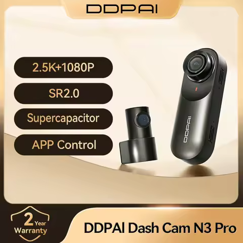 DDPAI N3 Pro 行車記錄儀 雙鏡頭 2560x1600P 前鏡 140° 廣角 F1.8 光圈