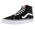 Giày Vans Sk8-Hi Unisex Cổ Cao - Đen/Trắng - Vải Canvas & Da Lộn