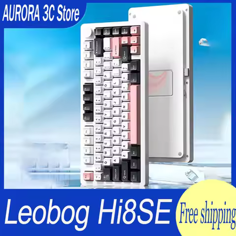 LEOBOG Hi8 SE คีย์บอร์ดแมคคานิคอล 75% ไร้สาย 3 โหมด สวิตช์ปรับได้ แบตเตอรี่ 8000mAh