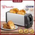 Butterfly BT8064N Toaster 4 Slice Stainless Steel Silver