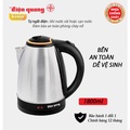 Điện Quang ĐQ EKT06 1518 BL - Ấm đun nước siêu tốc, dung tích 1.8L, màu Bạc, Cam, Đen
