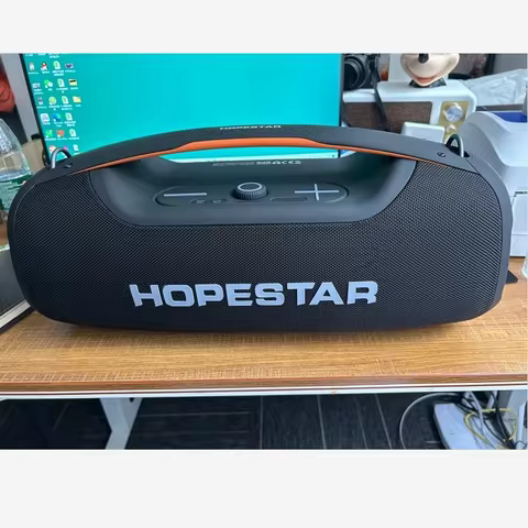 Hopestar A60 ลำโพงบลูทูธพกพา 100W IPX6 ทนน้ำ สีดำ