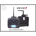 Tay điều khiển Walkera Devo 7 - Bộ điều khiển Drone 2.4 GHz DSSS, Kích thước 190x178x67mm