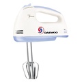 Máy đánh trứng cầm tay Daewoo DWHM-318 - Thân trắng viền xanh, 7 tốc độ, 150W