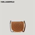 karl lagerfeld K/CIRCLE PERFORATED SADDLE BAG กระเป๋าสะพาย