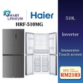 Haier HRF-510MG Peti Ais 4 Pintu Inox 510L