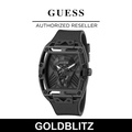 GUESS GW0500G2 Jam Tangan Analog Pria Legend 44mm Hitam Stainless Steel