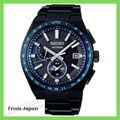 Seiko Astron SBXY091 Jam Tangan Analog Pria Solar Quartz 39.6mm Titanium Purple