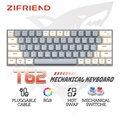 ZIFRIEND T62 Mechanical Keyboard 60% Layout RGB
