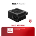 MSI MAG A550BN 550W พาวเวอร์ซัพพลาย 80 Plus Bronze