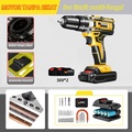ZHIPU 36V Impact Wrench, Mesin Bor Baterai Tangan Cordless Drill Brushless Motor