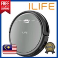 ilife A4s Robot Vacuum Cleaner - Hitam, 32cm x 32cm x 7.6cm, Kapasiti Debu 0.3L